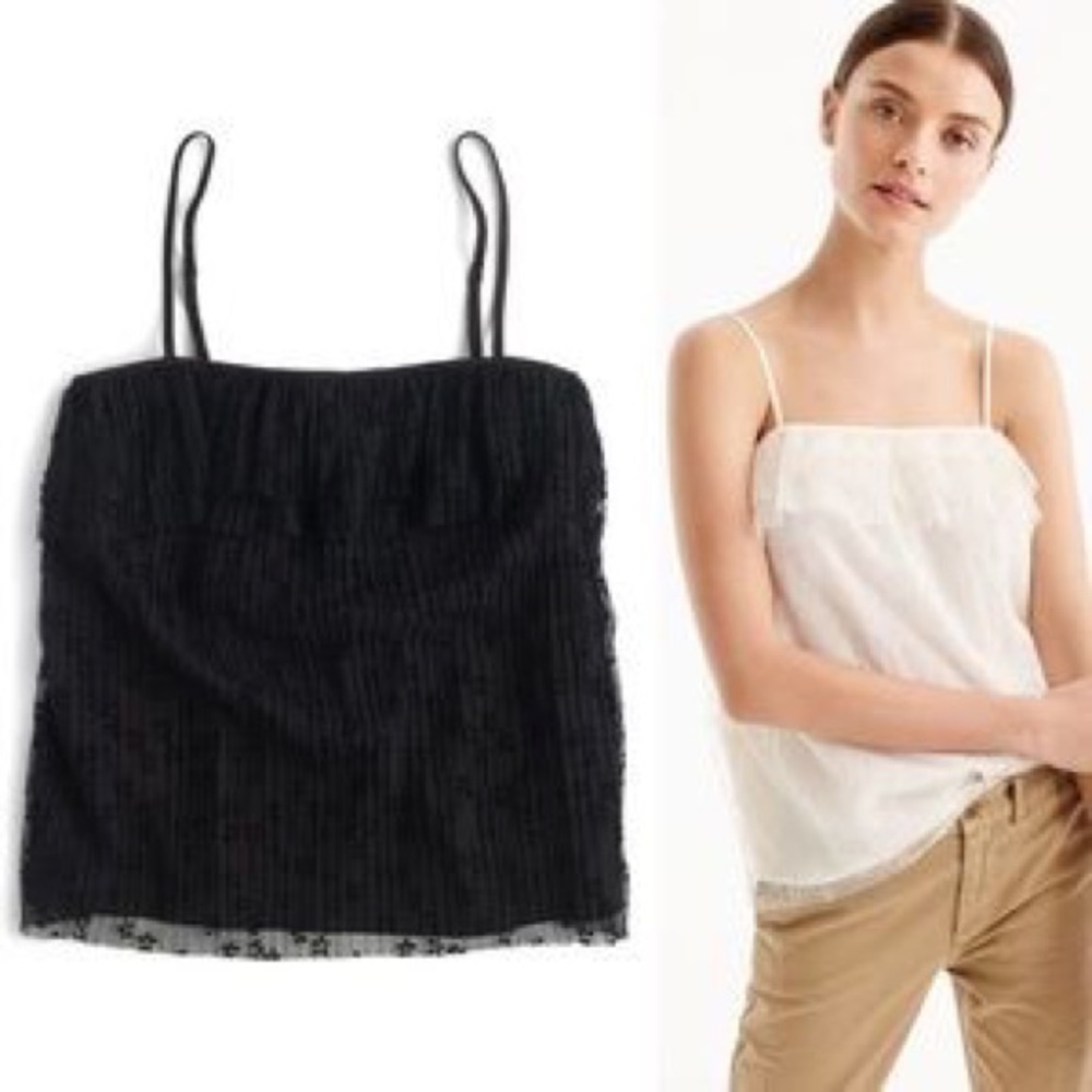 J. crew Ruffle Tank Top
